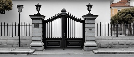 Fototapeta premium Ornate Gate Entrance