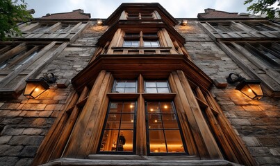 Obraz premium Ornate historical building facade