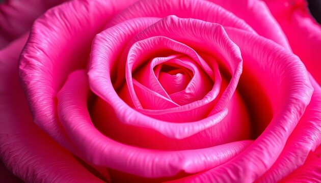 Intricate velvety pink rose petals, soft light, close-up detail, summer, romantic