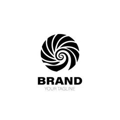 Shell Logo. Shell Logo Design. Shell Logo Brand. Shell Logo Vector Design Isolated on White Background