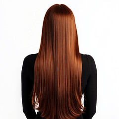 Naklejka premium Beauty girl with beautiful hair, hair styling