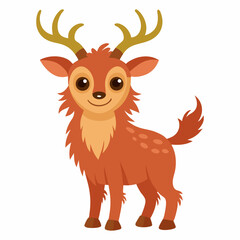 Vector art illustration of a charming animal