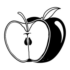 Apple - vector icon.