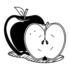 Apple - vector icon.