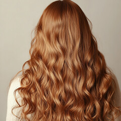 Naklejka premium Beauty girl with beautiful hair, hair styling