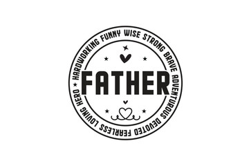 Father herdworking svg, Fathers Day svg, Fathers Day T Shirt design bundle, dad retro vintage style Vector Illustration, daddy Typography T Shirt Quotes, Cut File Cricut, eps