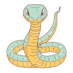 Fototapeta premium Uraeus (Cobra) – The sacred serpent, symbolizing divine authority