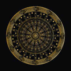 Creative luxury decorative mandala background