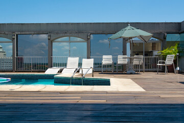 Rooftop pool, Porto Alegre, Brazil