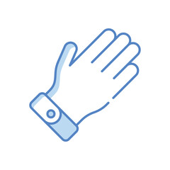 Gloves  Vector icon
