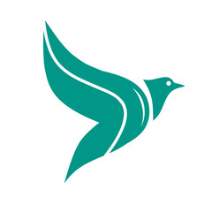 vector image of a bird