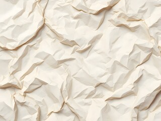 Obraz premium Crumpled recycled paper texture (used in eco-conscious packaging mockups)