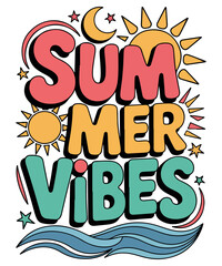 Summer Vibes - Bright and Fun SVG