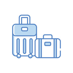 Suitcase  Vector icon