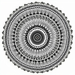 round ornamental round lace