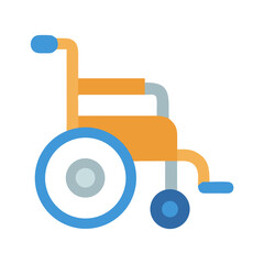 Wheelchair Icon - Accessibility, Mobility, Disability Assistance and Healthcare Symbol