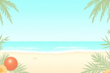 Obraz premium tropical beach background