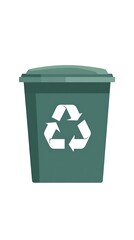 Recycling Bin Illustration