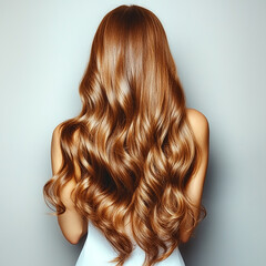 Fototapeta premium Beauty girl with beautiful hair, hair styling