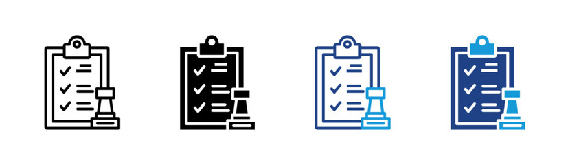 Obraz premium Strategic Planning Icon