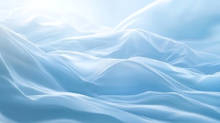 Obraz premium Light Blue Silk Drapes Background.