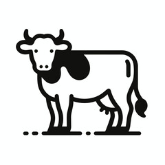 Art & Illustration cow vector simple 