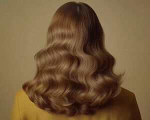 Fototapeta premium Beauty girl with beautiful hair, hair styling