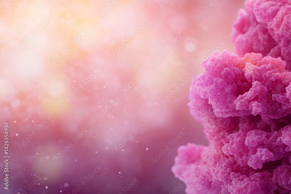Aufkleber Cells are captured in the process of division under a microscope, highlighted by vivid colors that illustrate the complexity of life at a microscopic scale