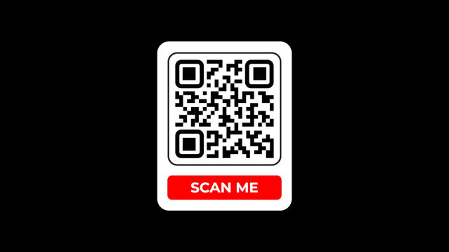 QR Code Stylish Modern Animation 1