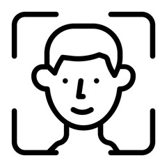 Facial Recognition Icon