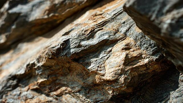 Close-up of textured rock surface showcasing natural patterns.
