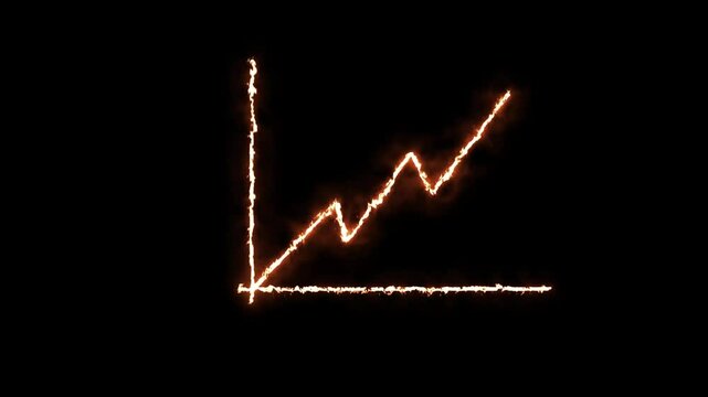 Business line arrow improvement business strategy arrow rising up business growth arrow and graph chart, abstract business graph chart business decline trend icon animation black ... See More
