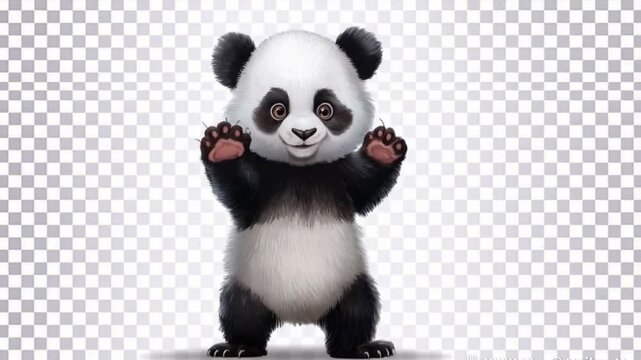 Panda  dancing