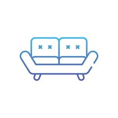 Sofa  Vector icon