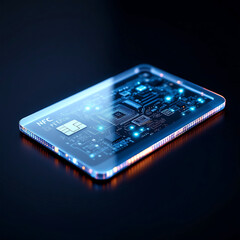 Neon NFC Business Card
