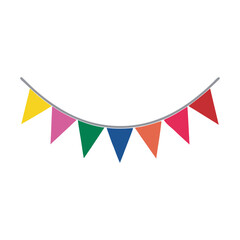  Triangle Bunting Flag icon, Blank banner, bunting or swag templates for scrapbooking parties, spring, Easter, baby showers and sales, on transparent background