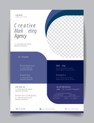  Creative Marketing Agency Flyer Template | Professional Business Brochure Design 2024