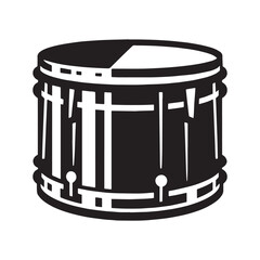 Classic Steel Drum silhouette, voice of Trinidad & Tobago – Steel Drum illustration – Minimalist Steel Drum vector – Musical instrument silhouette

