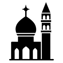 vector illustration of mosque