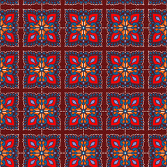 pattern batik flower damask ethnic boho ikat texture tribal geometric background