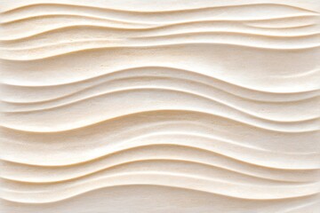 Creamy beige wavy texture background