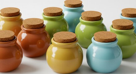 Ceramic Spice Jars