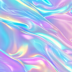 Obraz premium Holographic Iridescent Background Texture Abstract Design
