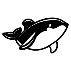 Whale vector icon