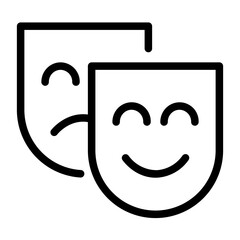 theater mask icon