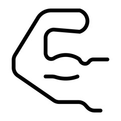 vector illustration of a hand drawn arrow