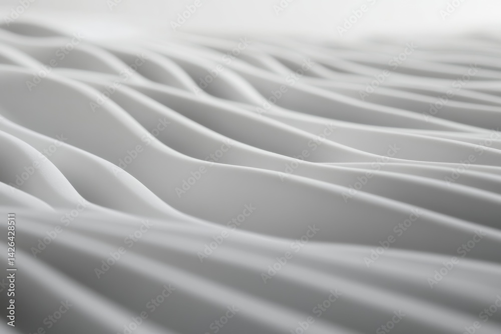 Poster a neatly arranged white pillow rests on a folded duvet, illuminated by natural light, highlighting t