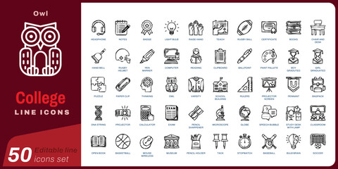 50 set_line icon_owl