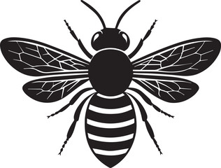 Bee vector logo design sign art illustrator