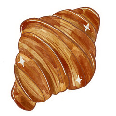 Croissant drawing